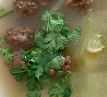 Donkey Meat Ball Soup