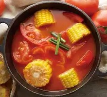 Rich Tomato Corn Broth