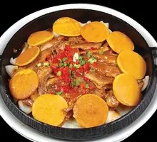 Fried Yellow Croaker with Corn Cake