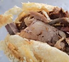 Beef-filled flatbread