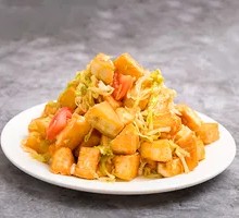 Braised Cabbage with Steamed Buns