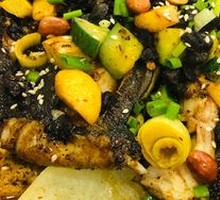 Stinky Bean Sauce Grilled Fish