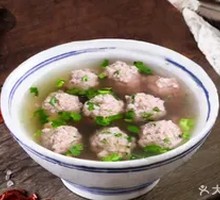 Fresh Meatball Soup