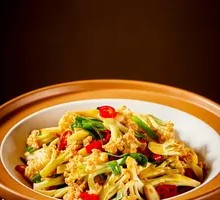 Spicy Stir-Fried Organic Cauliflower