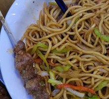 Grilled Meat Stir-Fry Noodles