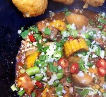 Spare Ribs with Mahi-Mahi in Hot Pot