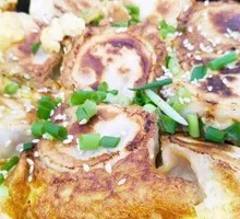 Egg-Fried Pork Dumplings