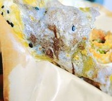 Double Egg Double Crisp Purple Rice Pancake