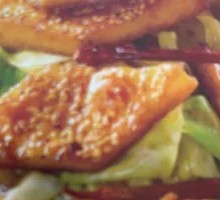 Stir-fried BaoBao Cabbage with Naan