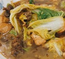 Beef Brisket Stewed with Cabbage and Tofu