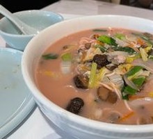 Seafood Black Mushroom Noodles