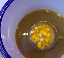 Corn grits porridge