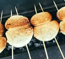 Grilled Steamed Bun Slices