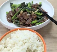 Stir-fried Beef with Chinese Mustard Greens