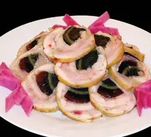 Preserved Egg and Pork Roll Sausage