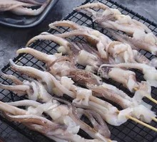 Grilled Squid Tentacles