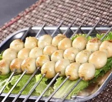 Charcoal-Grilled Quail Eggs