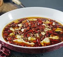 Sichuan-style boiled snakehead fish with bamboo shoots