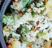 Tujia Sour Cabbage Potato Rice 22 & Pork Belly Potato Rice 28