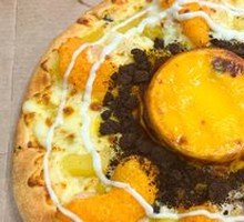 Sweet Pineapple Shrimp Pizza