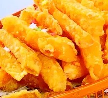 Glazed Sweet Potato Strips