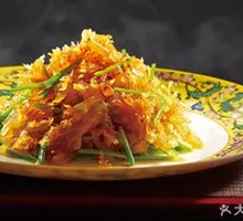 Stir-fried Cuttlefish Heads with Mustard Greens