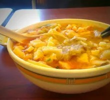 Lamb Soup with Flatbread