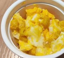 Egg and Corn Salad Cup