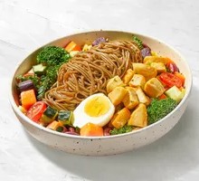 Sautéed Chicken Breast with Buckwheat Noodles