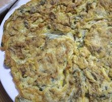 Fiddlehead Fern and Egg Pancake