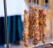 Charcoal-Grilled Donkey Meat Skewers