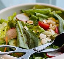 Almond Vinaigrette Vegetable Salad