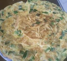 Pan-fried Egg with Greens