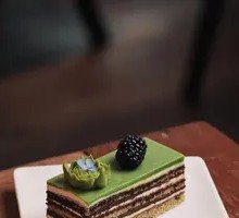 Matcha Opera Cake