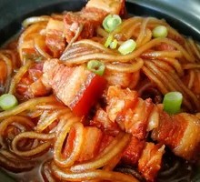 Braised Pork with Glass Noodles