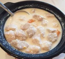 Coconut Milk Pumpkin and Taro Stew