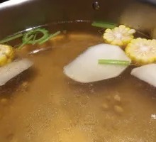Radish and Corn Soup