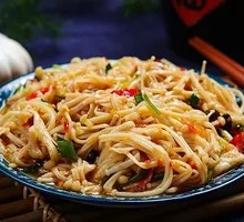 Spicy Enoki Mushrooms