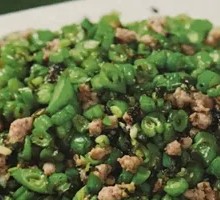 Olives with Minced Pork and String Beans