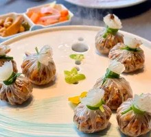 Truffle Pomegranate Dumplings