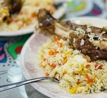 Lamb Leg Hand-Rice
