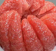 Freshly Peeled Red Grapefruit