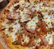 Traditional Meat Feast Pizza