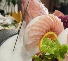 Rainbow Spotted Fish Sashimi