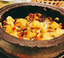 Stone Pot Rice Tofu
