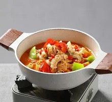 Stewed Fish Offal in Clay Pot