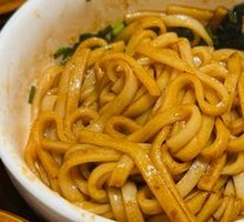 Pork lard mixed rice noodles