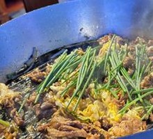 Pickled Cabbage with Sand Leek and Teng Sheep Meat