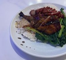 Roast Duck and Pork Rice Platter