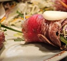 Fresh Beef Salad with Korean Style Dressing